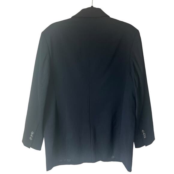Everlane The 80's Women's black or Tan Blazer sz 10 oversized three buttons NWT - Picture 6 of 8